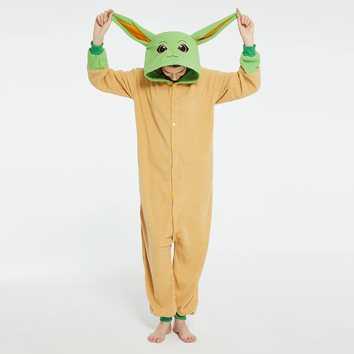 Baby Xmas Clothing - Adultes Yoda bébé Grogu Onesies déguisement
