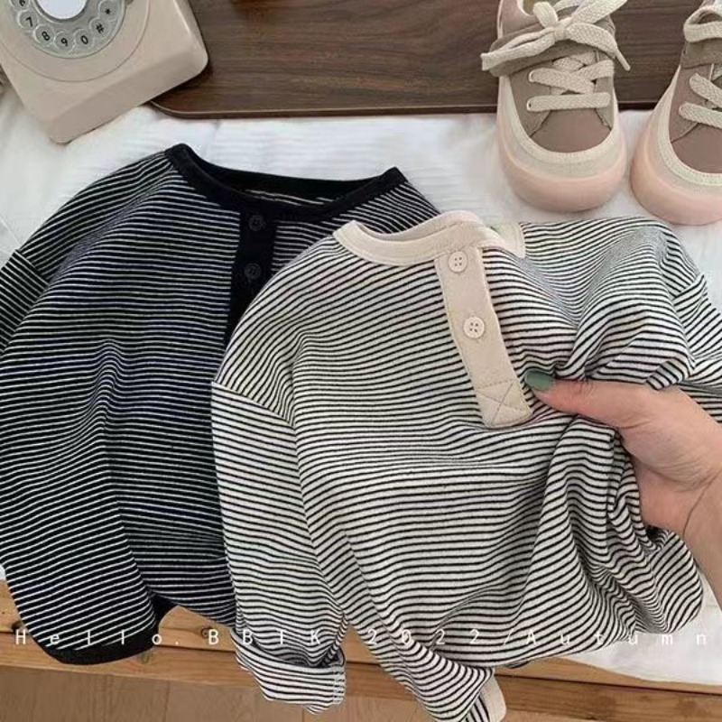 Baby Girl Clothing Zara - T-shirt rayé coréen à manches longues