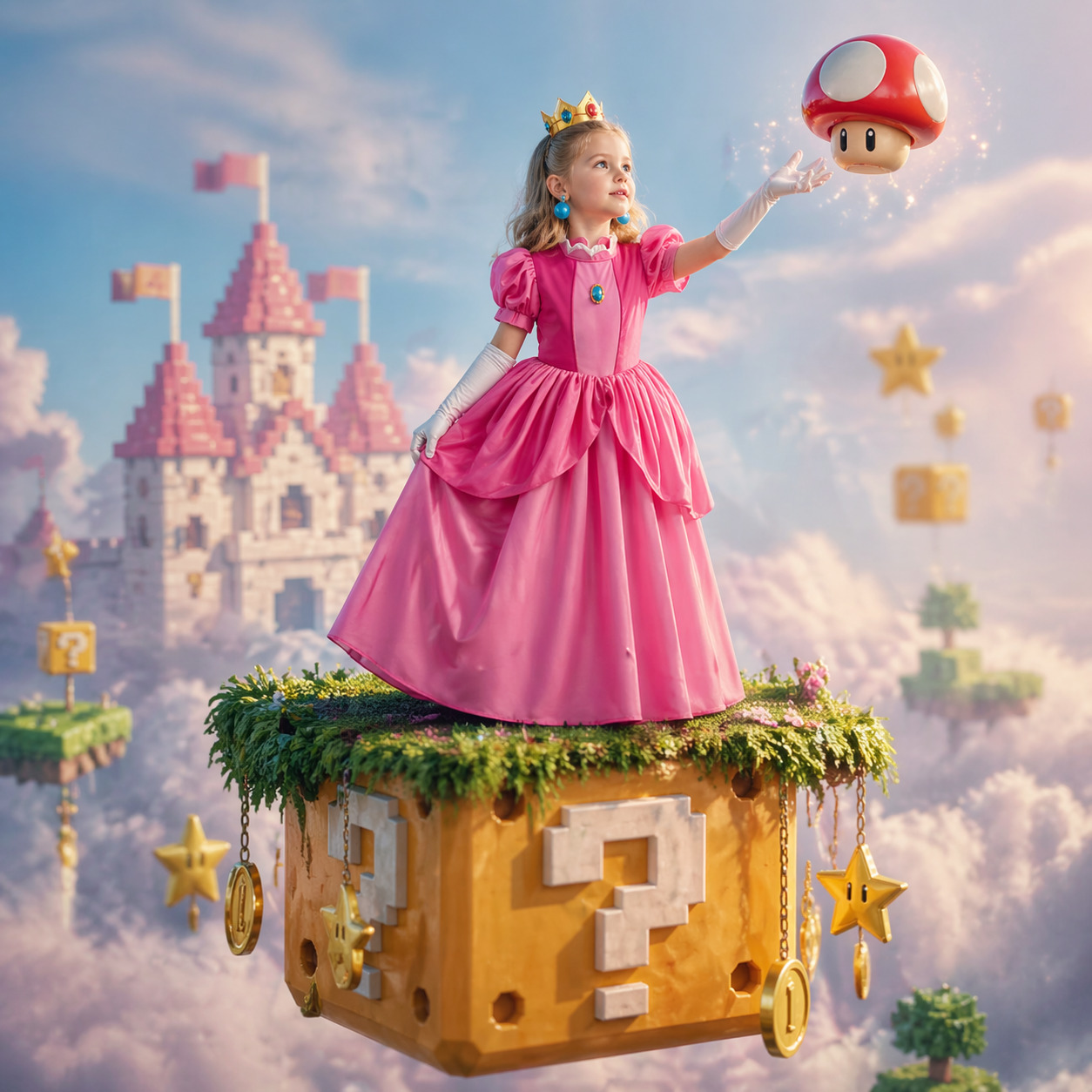 Baby Clothing Dresser - Ensemble de costumes de princesse Peach
