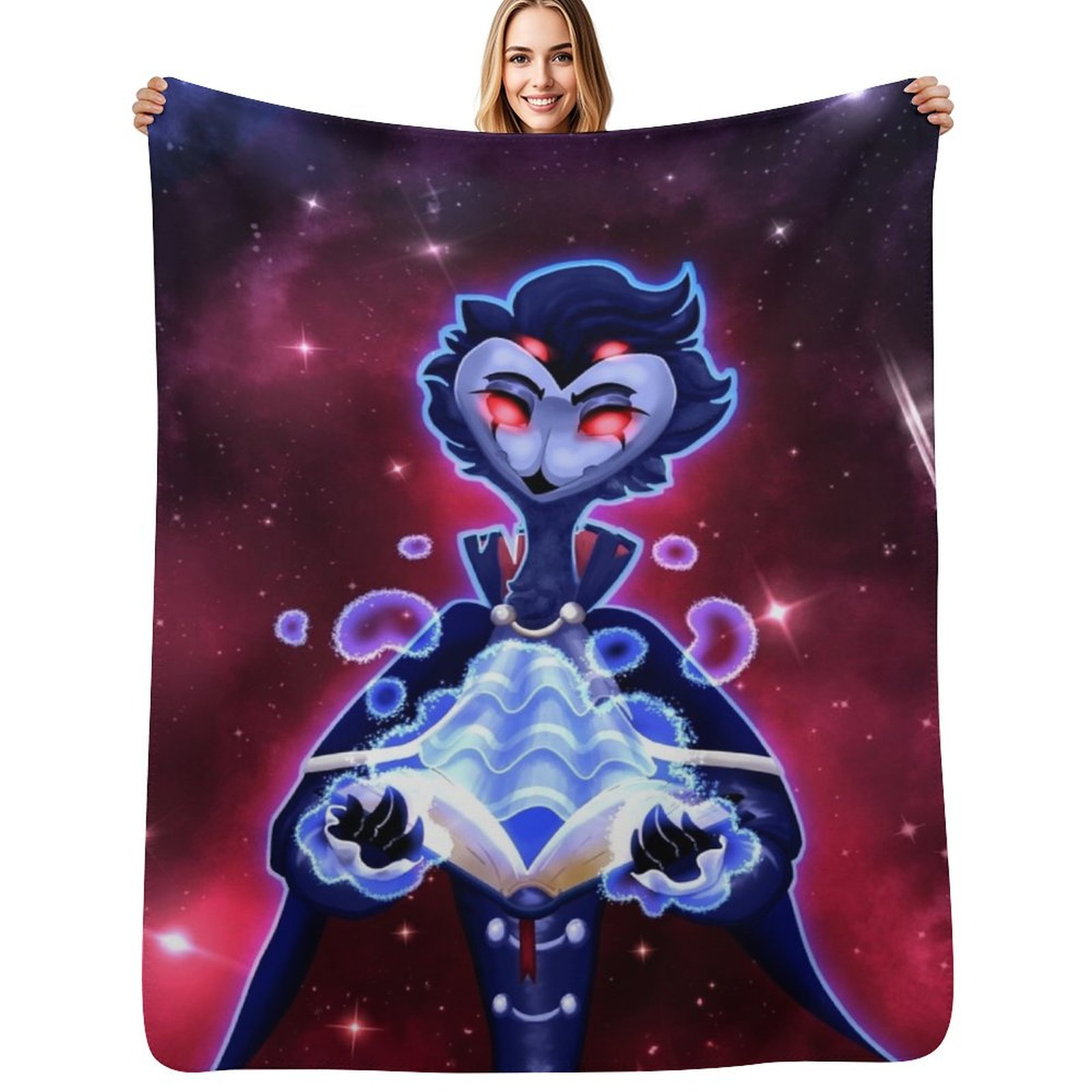 Fleece Sleep Bag - Stolas With Portal (Helluva Boss) Couverture