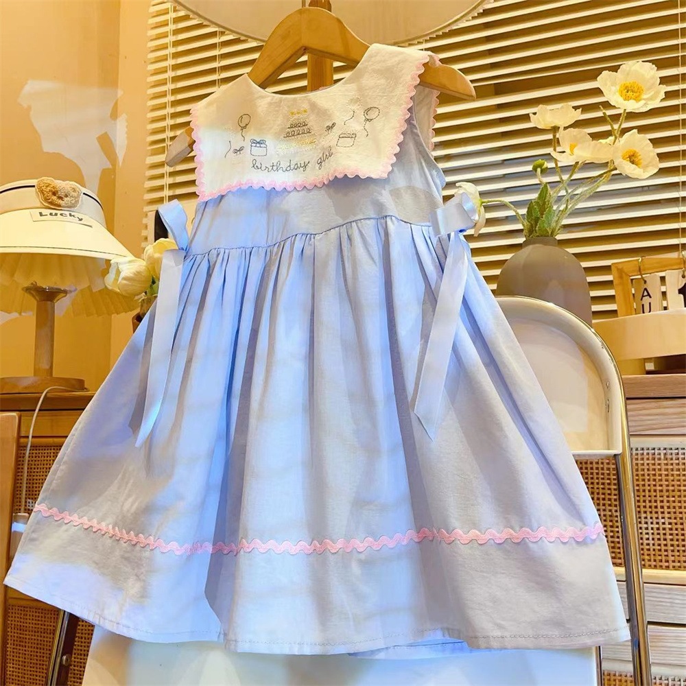 Baby Clothing Line - Robe d'été décontractée pour filles, nouvelle