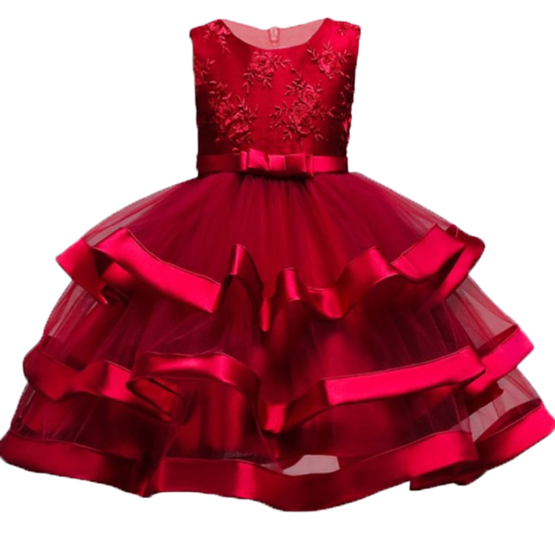 Baby Xmas Clothing - Robe de Noël à fleurs pour