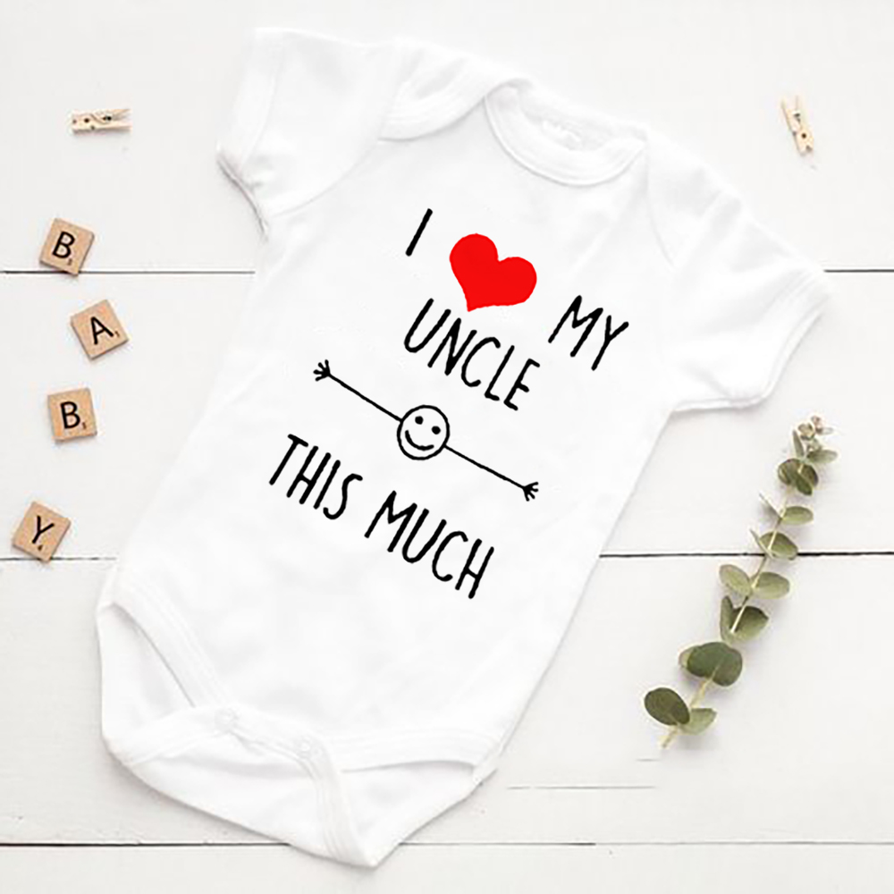 Baby Clothing Next - J'aime mon oncle ce beaucoup nouveau-né