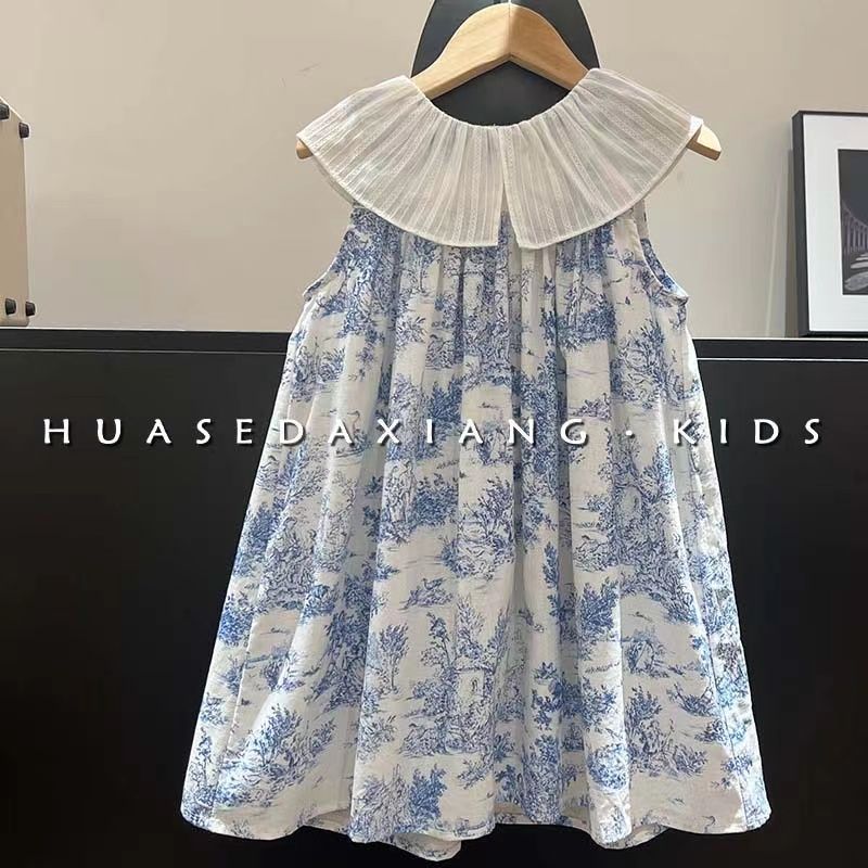 Baby Clothing Line - Robe pour fille, style rétro, col
