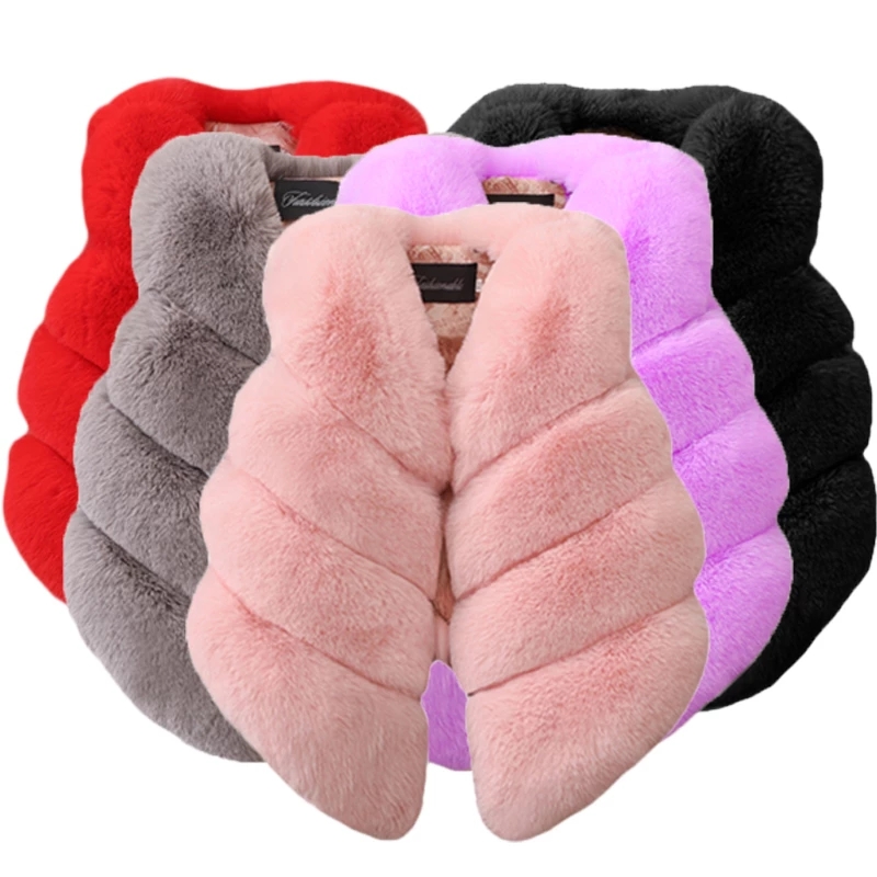 Baby Xmas Clothing - Manteau de Noël en fausse fourrure