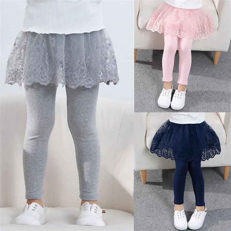 Baby Girl Clothing Zara - Leggings en dentelle pour petites filles,