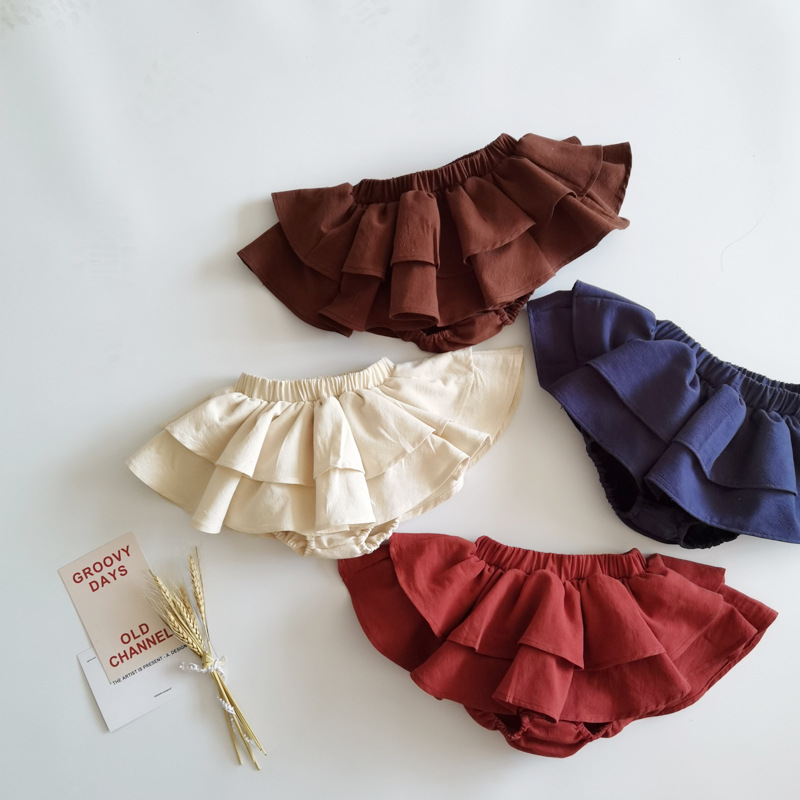 Baby Clothing Layers - Double couche volants dentelle bébé jupe