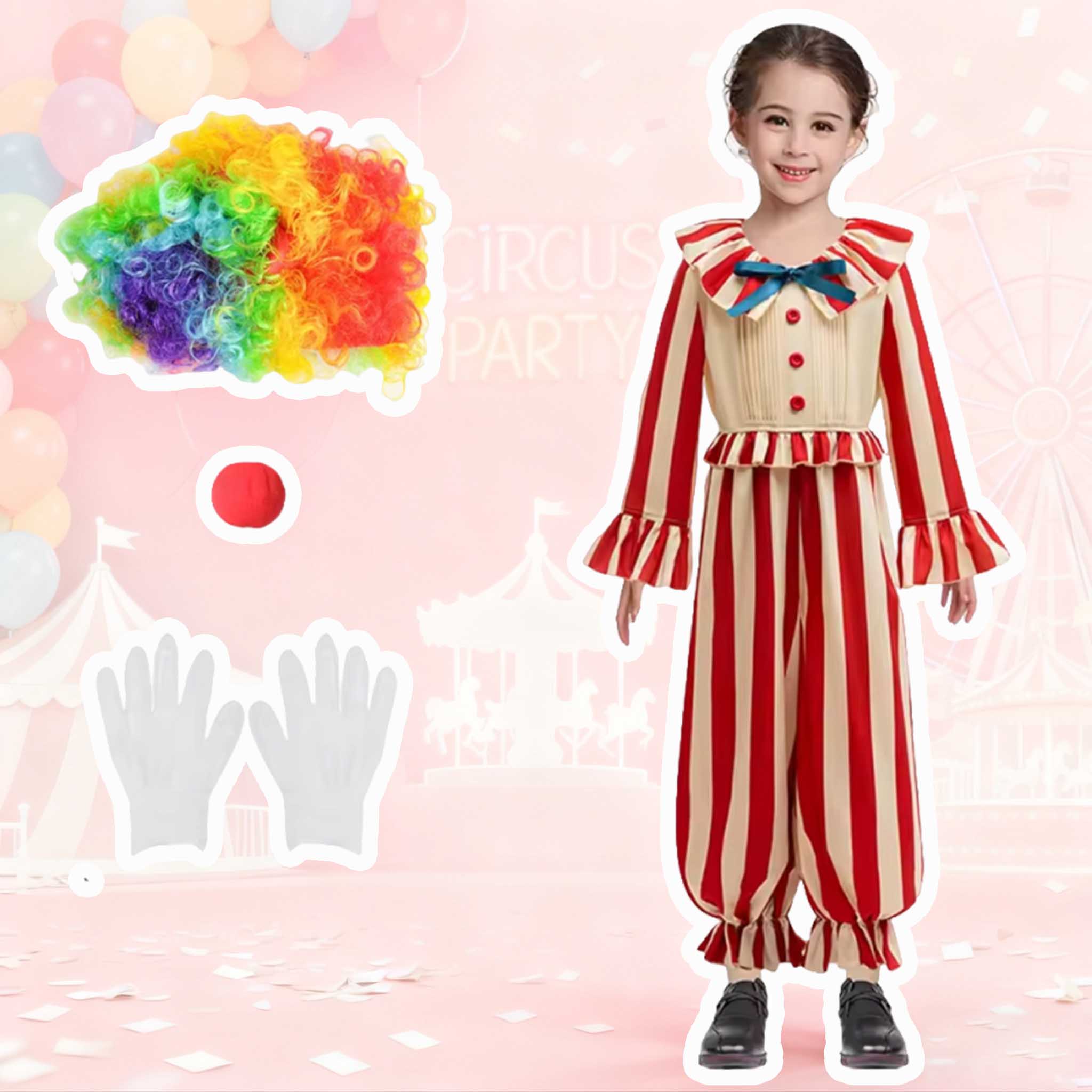 Baby Clothing For Girls - Tenues de Clown d'halloween pour bébés