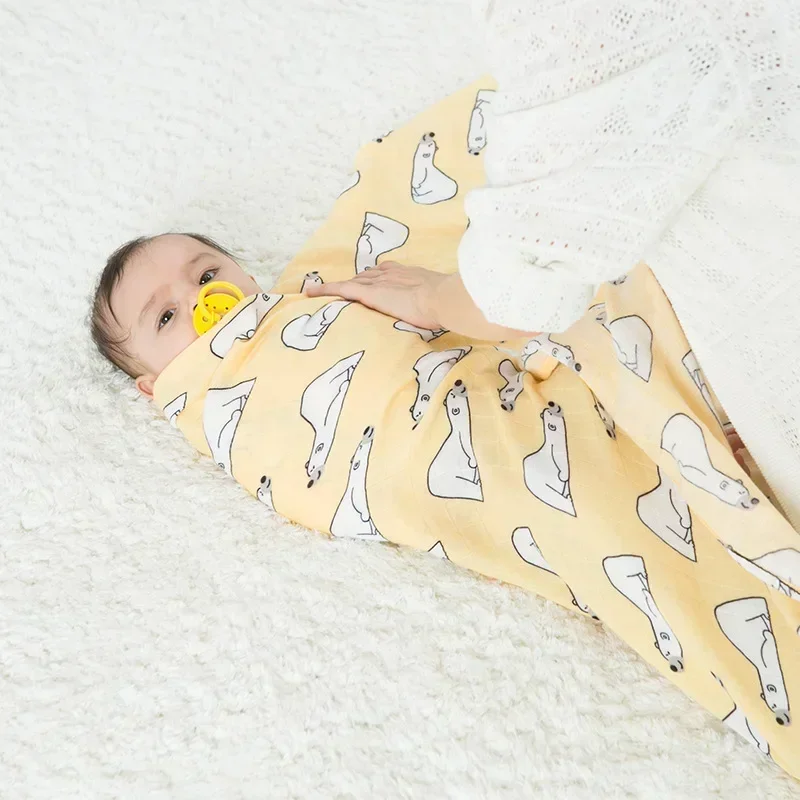 Emmaillotage en mousseline pou - Muslin Swaddle Wrap avis et prix