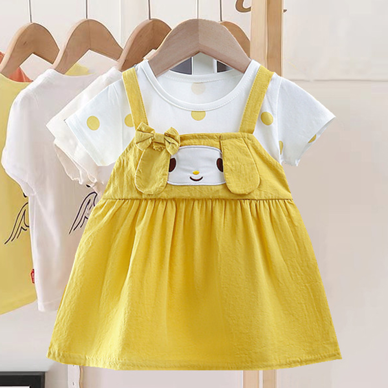 Nouveau bébé fille robe dessin - Baby Clothing Line avis et prix