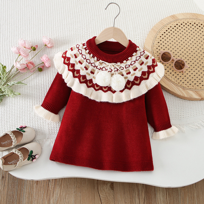 Robes tricotées pour filles, p - Baby Clothing Line avis et prix