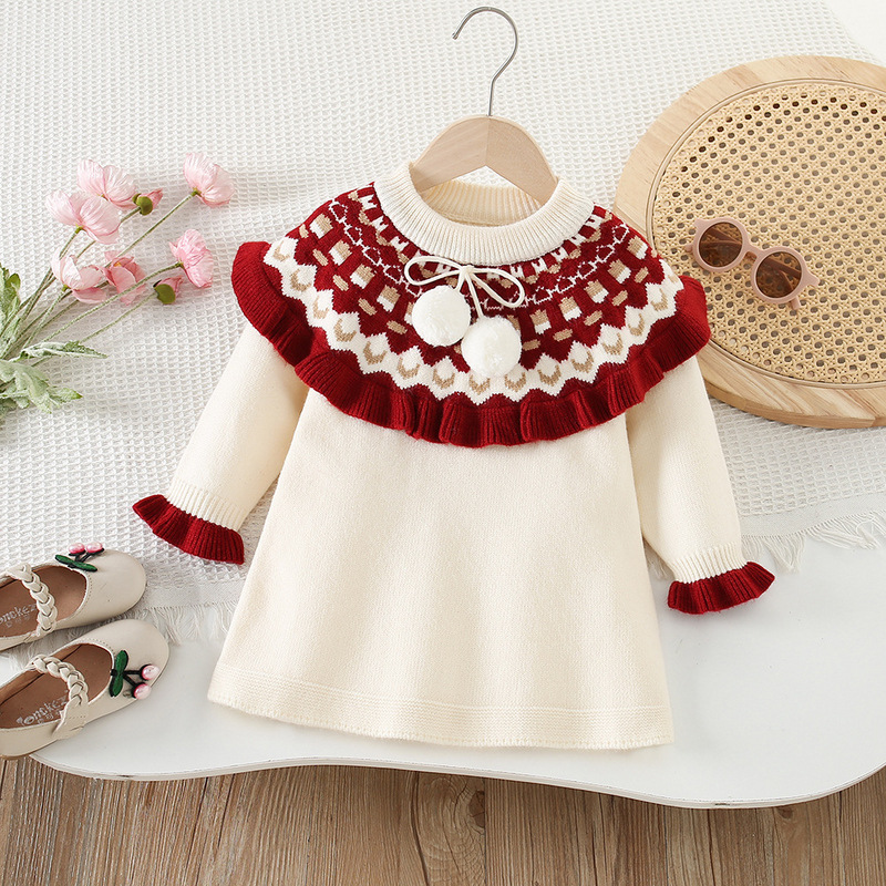 Robes tricotées pour filles, p - Baby Clothing Line avis et prix
