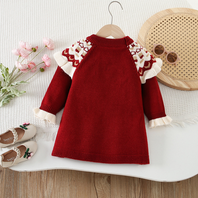 Robes tricotées pour filles, p - Baby Clothing Line avis et prix