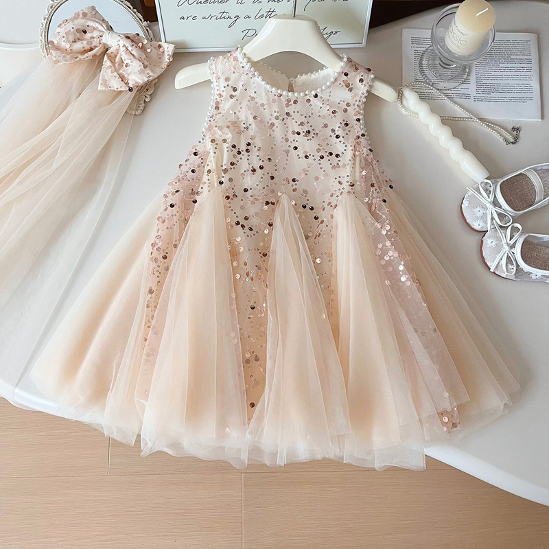 Robe d'été en maille de perles - Baby Clothing Dresser avis et prix
