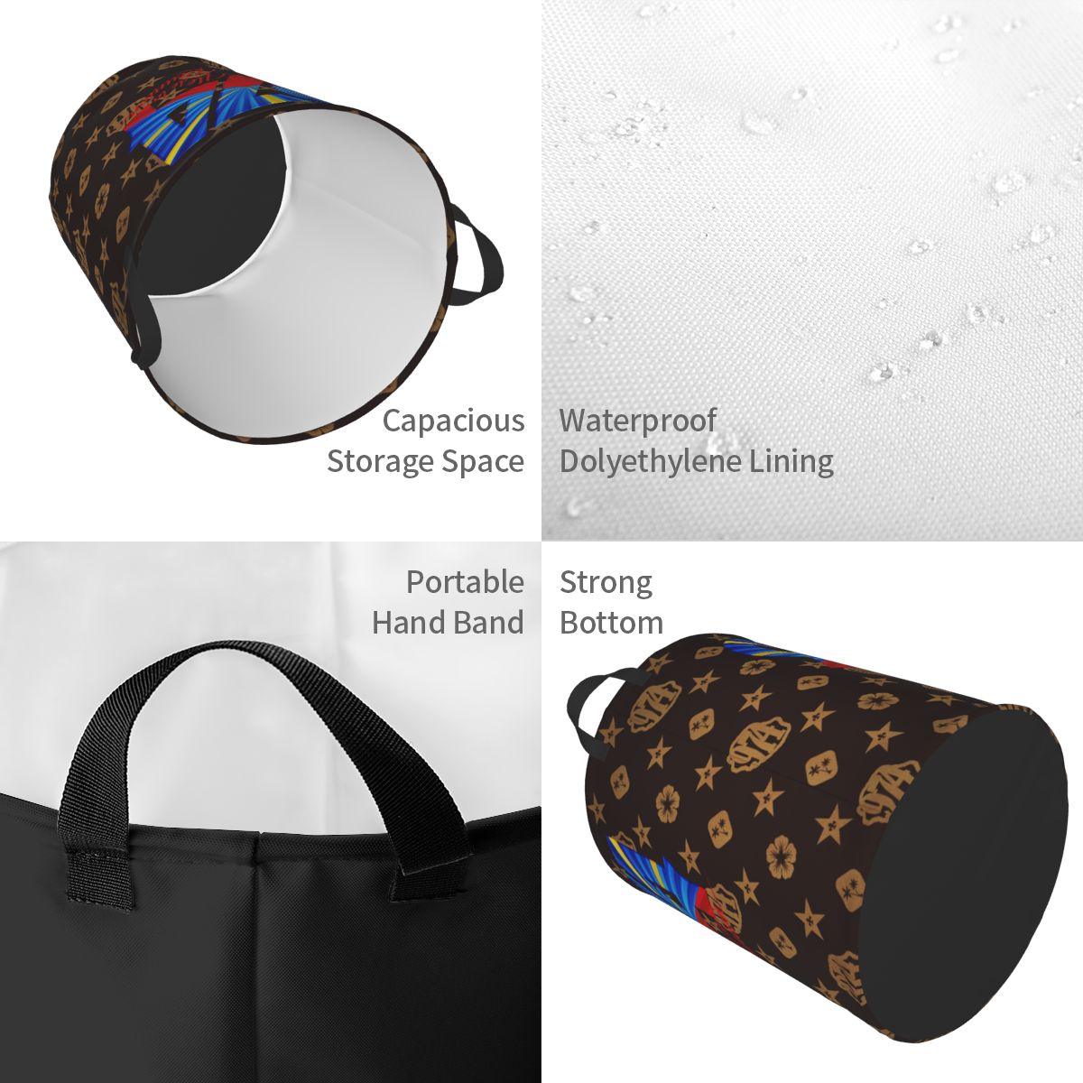 Mir à linge pliable avec logo  - Baby Clothing Basket avis et prix