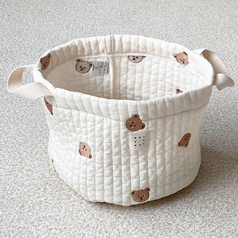 Sac à couches brodé ours migno - Baby Clothing Basket avis et prix