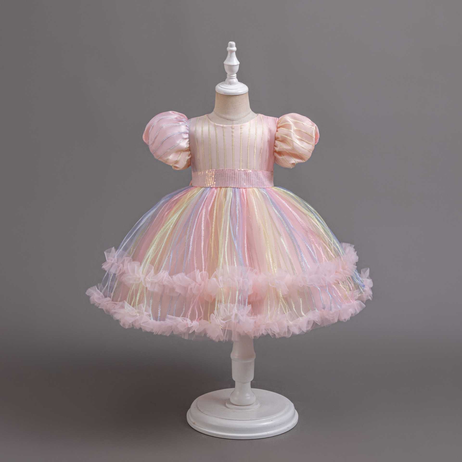 Robe de Bal Colorée en Tulle p - Baby Clothing For Girls avis et prix