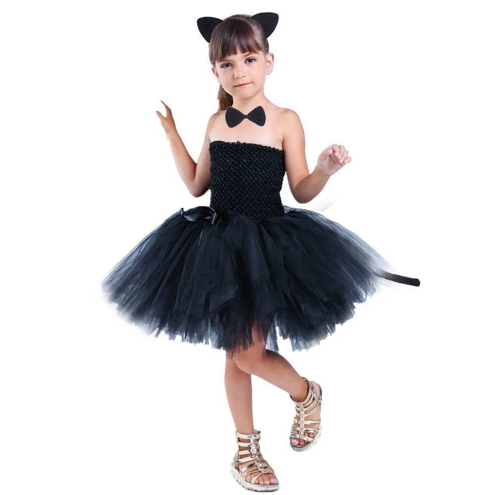 Robe Tutu Chat Noir Adorable p - Baby Clothing For Girls avis et prix