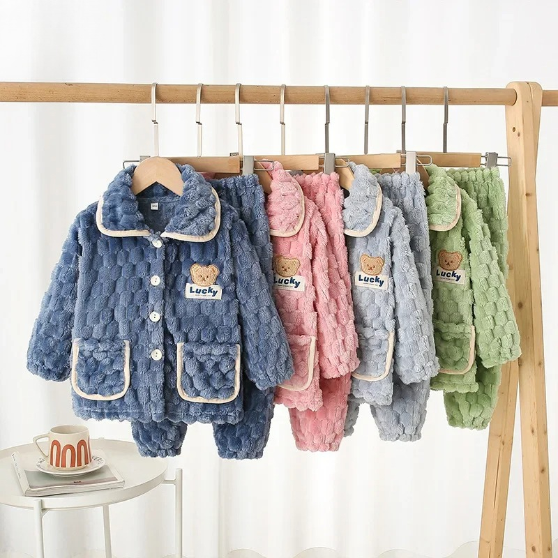 Pyjama épais en flanelle pour  - Baby Clothing For Sleep avis et prix