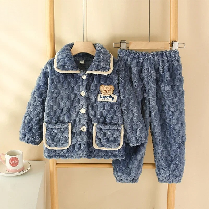 Pyjama épais en flanelle pour  - Baby Clothing For Sleep avis et prix