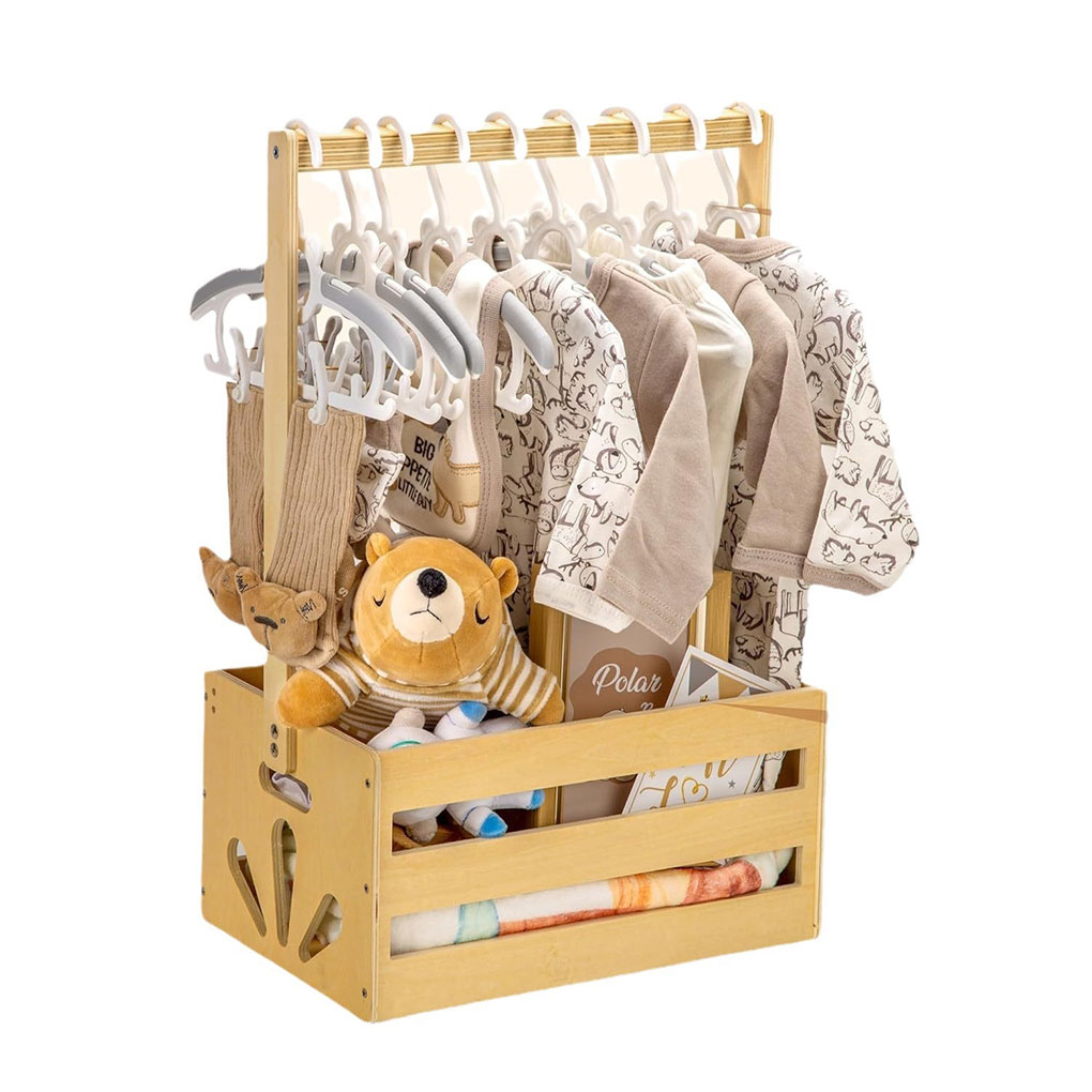Grand mir de Rangement en Bois - Baby Clothing Basket avis et prix